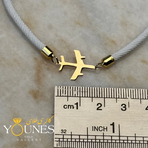 دستبند هواپیما طلا لیزری